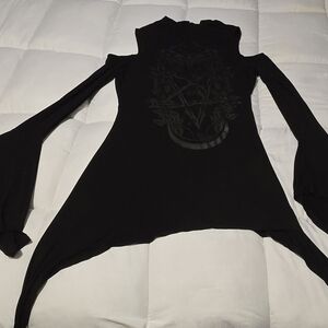 Killstar Black Graphic Label Gothic Tee